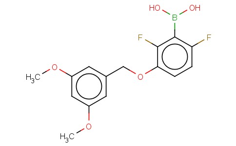 2,6-DIFLUORO-3-(3',5'-DIMETHOXYBENZYLOXY)PHENYLBORONIC ACID